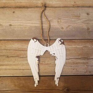 Small Hanging Shabby Chic Angel Wings